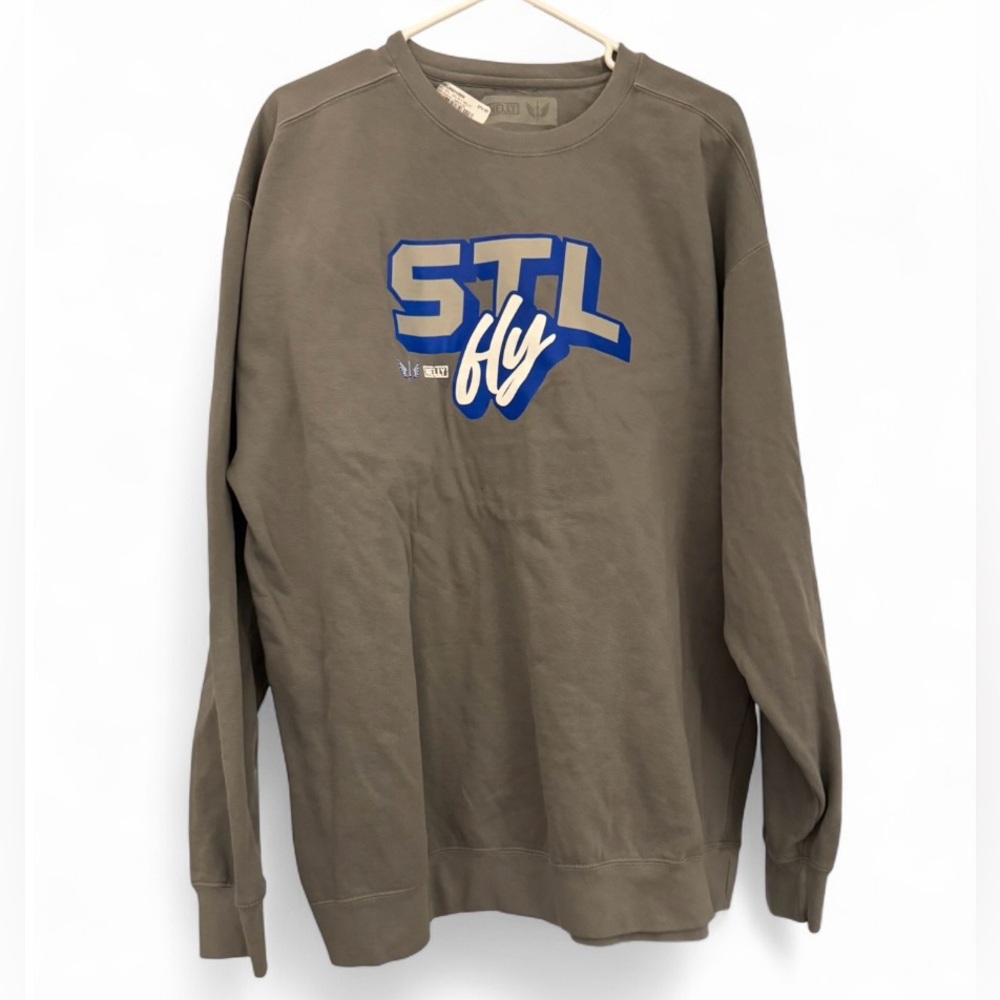 NWT Limited Edition Lou by Nelly St. Louis Battlehawks Sweatshirt 2XL $75 MSRP